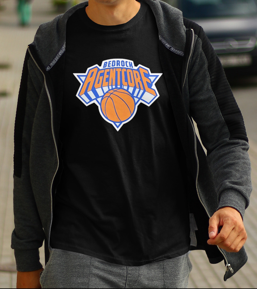 Bedrock Agentcore Basketball Style New York Knicks T-Shirt