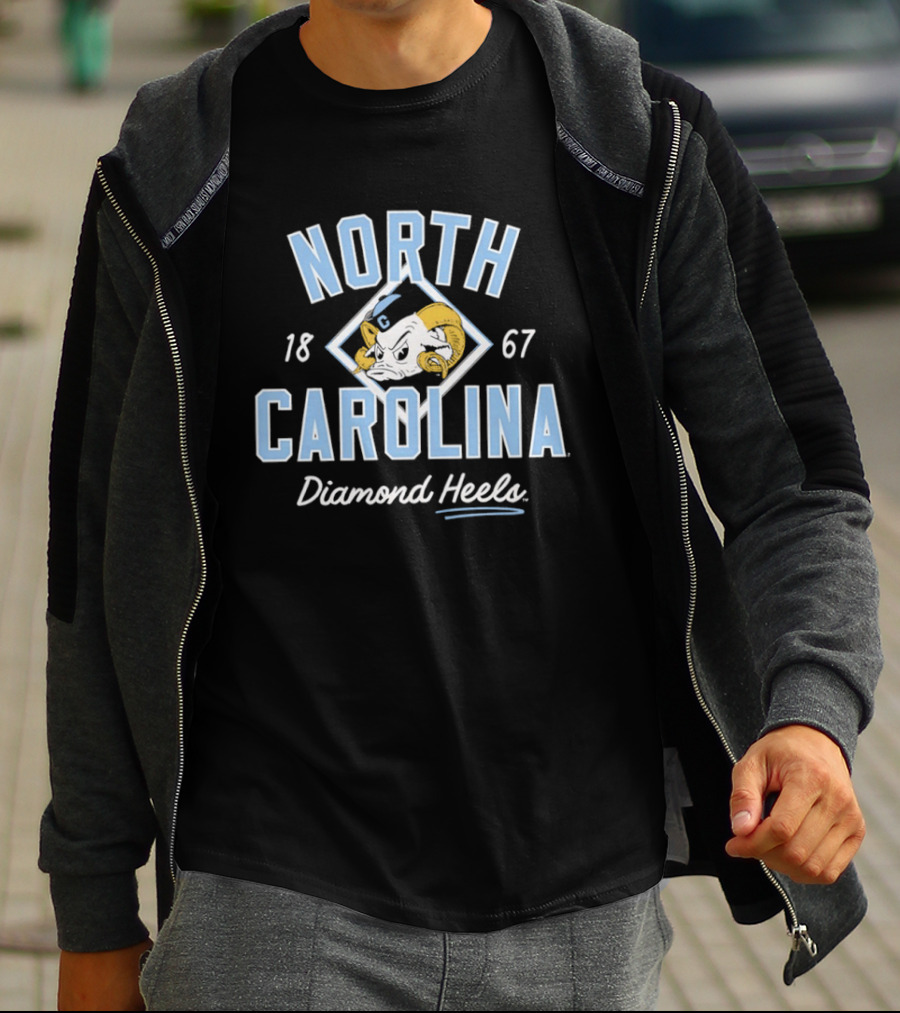 North Carolina Diamond Heels Baseball 1867 T-Shirt
