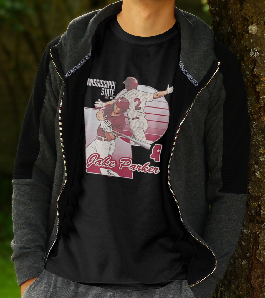 Mississippi State Jake Parker Baseball T-Shirt