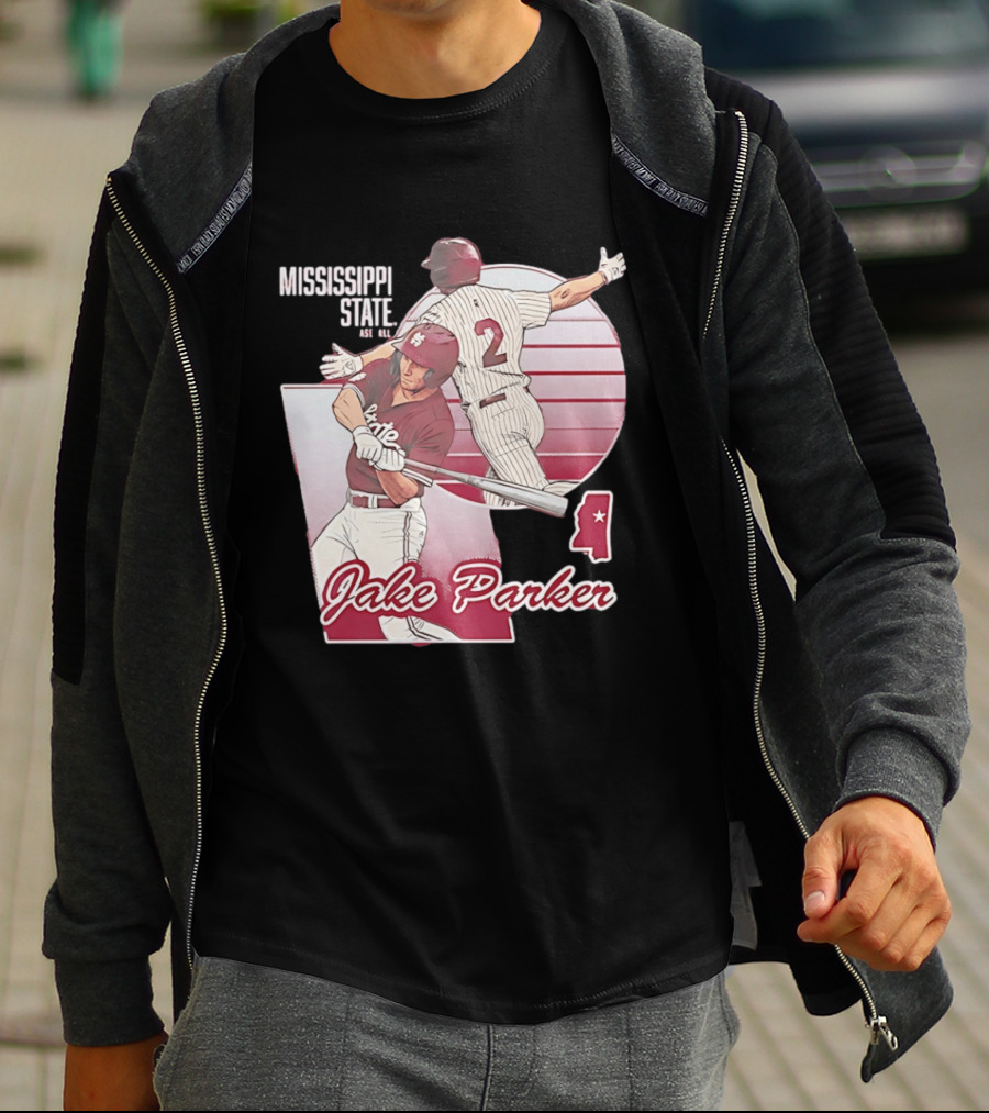 Mississippi State Jake Parker Baseball T-Shirt