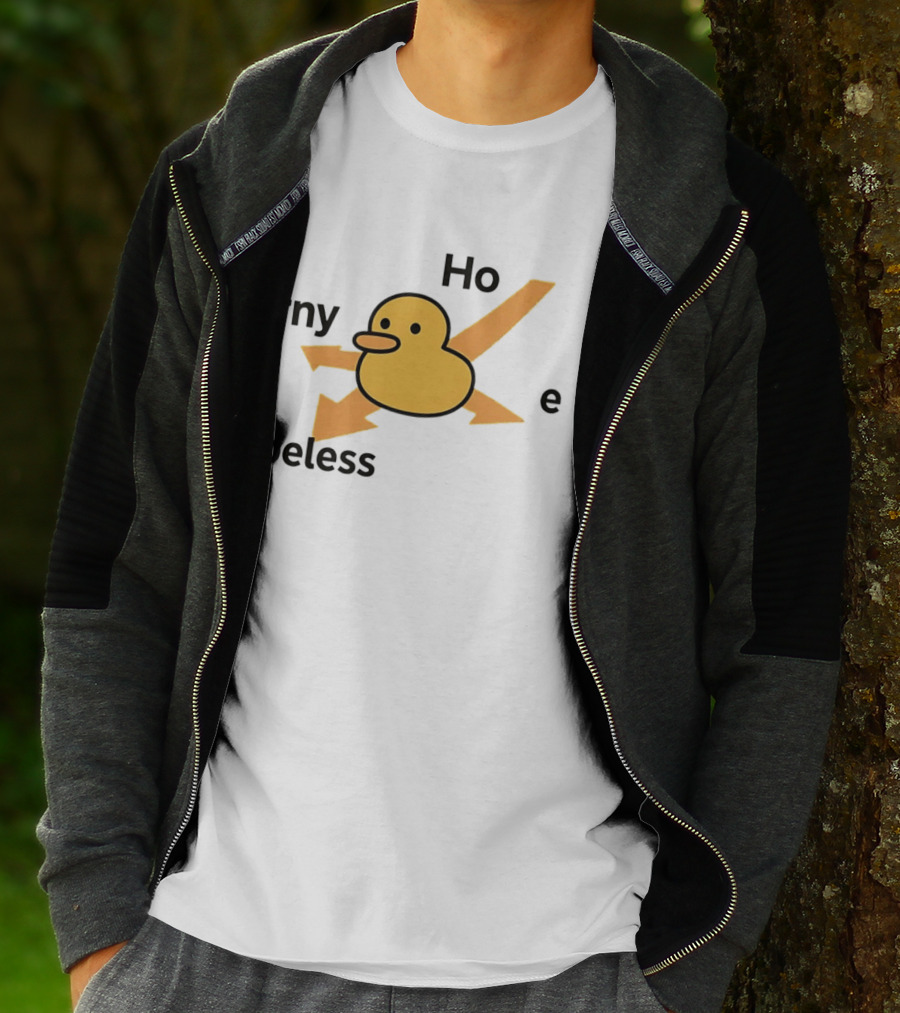 Ho Rny Peless Duck Corner Direction Arrows T-Shirt