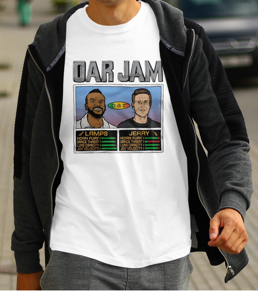 OAR Jam Lamps Jerry Horn Fury Dance Threat Lung Capacity Joy Velocity T-Shirt