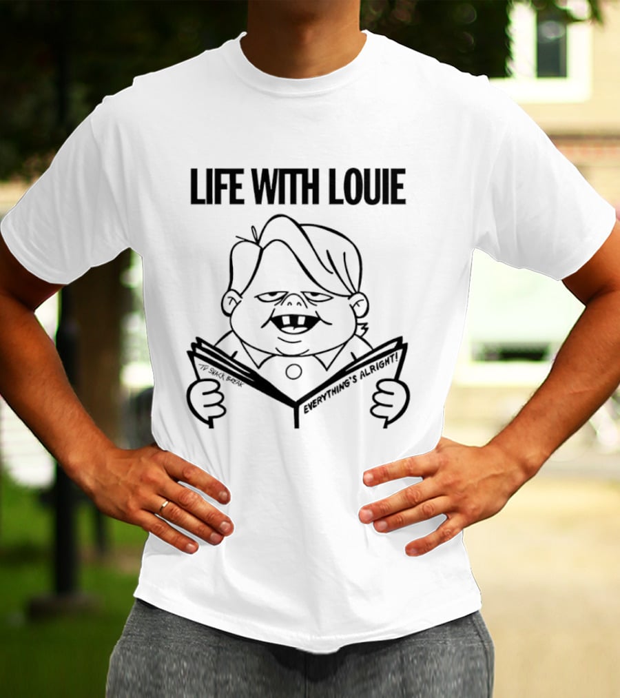 Life With Louie Everything's Alright Reading Comic T-Shirt