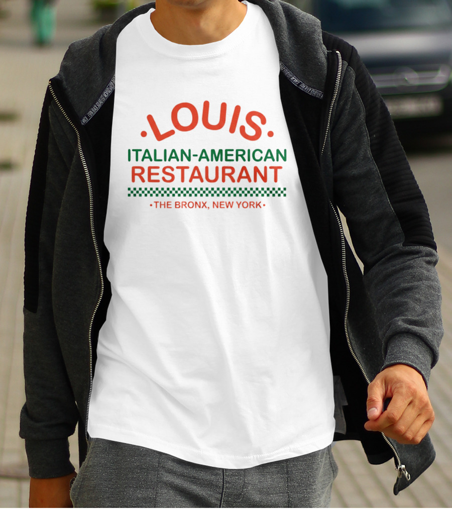 Louis Italian American Restaurant The Bronx New York T-Shirt