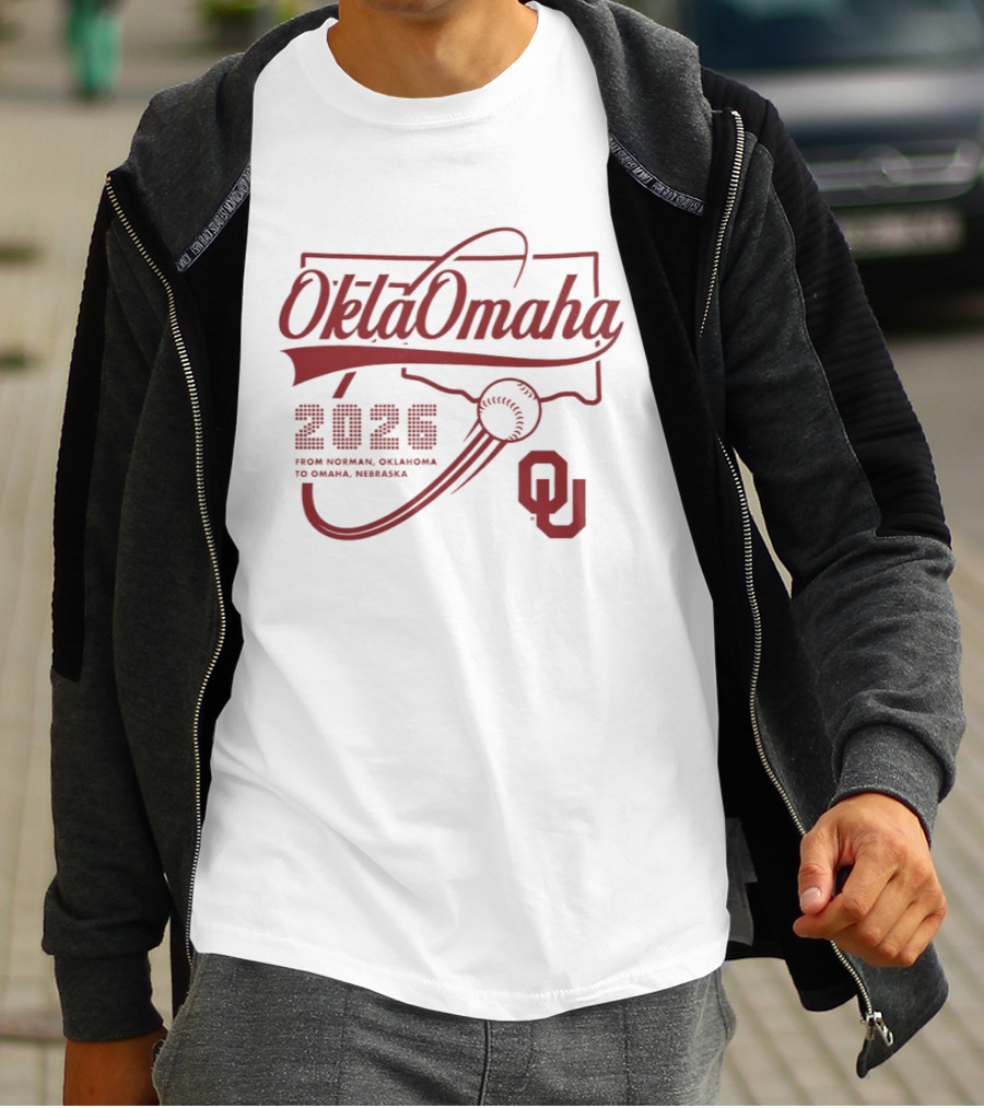 Oklahoma Baseball 2026 OklaOmaha From Norman To Omaha OU T-Shirt