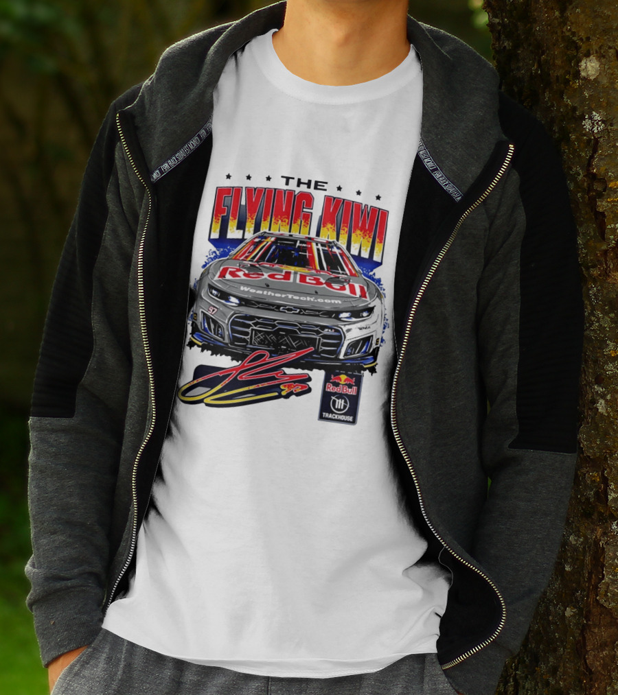 The Flying Kiwi Red Bull WeatherTech No 97 Trackhouse Racing T-Shirt