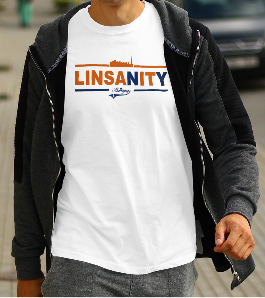 Linsanity Skyline New York Knicks Basketball Shotyme T-Shirt