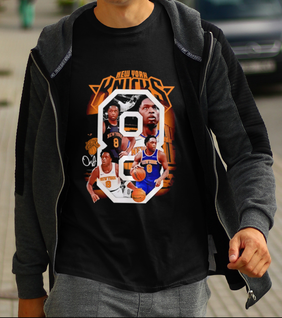 New York Knicks OG Anunoby 8 Basketball Jersey T-Shirt