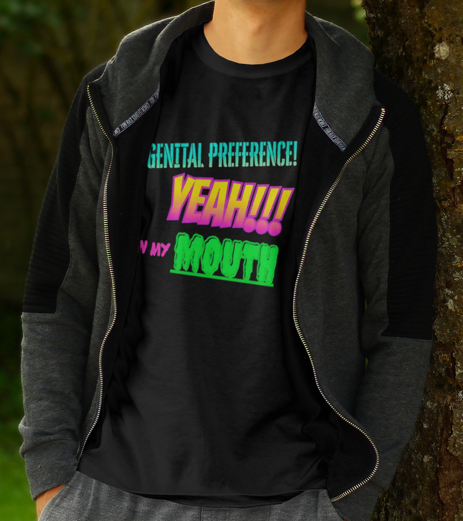 Genital Preference Yeah In My Mouth Bright Gradient T-Shirt