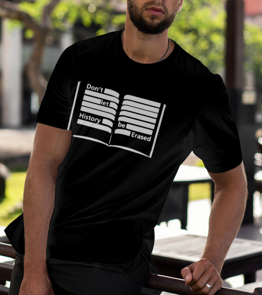 OSO Artists Orchard Don't Let History Be Erased Open Book T-Shirt