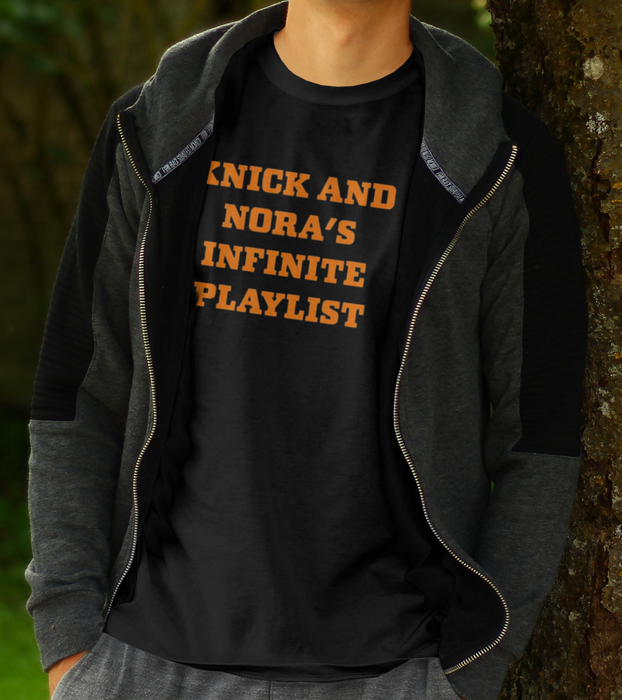 Knick And Nora's Infinite Playlist New York Knicks Always Knicks NBA Basketball 2026 T-Shirt