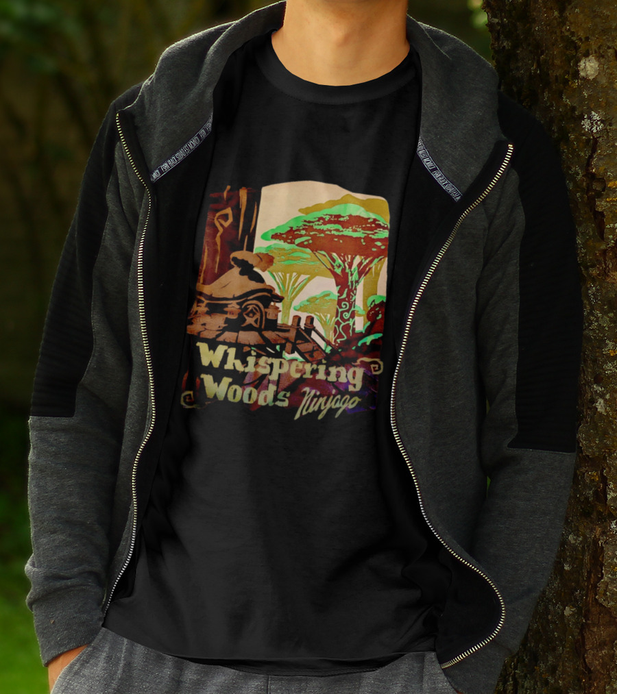 Whispering Woods Ninjago Forest Temple Scene Masters Of Spinjitzu T-Shirt