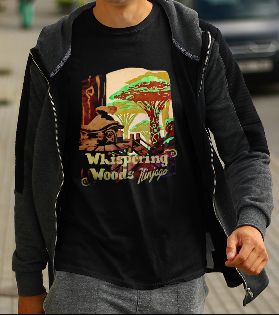 Whispering Woods Ninjago Forest Temple Scene Masters Of Spinjitzu T-Shirt