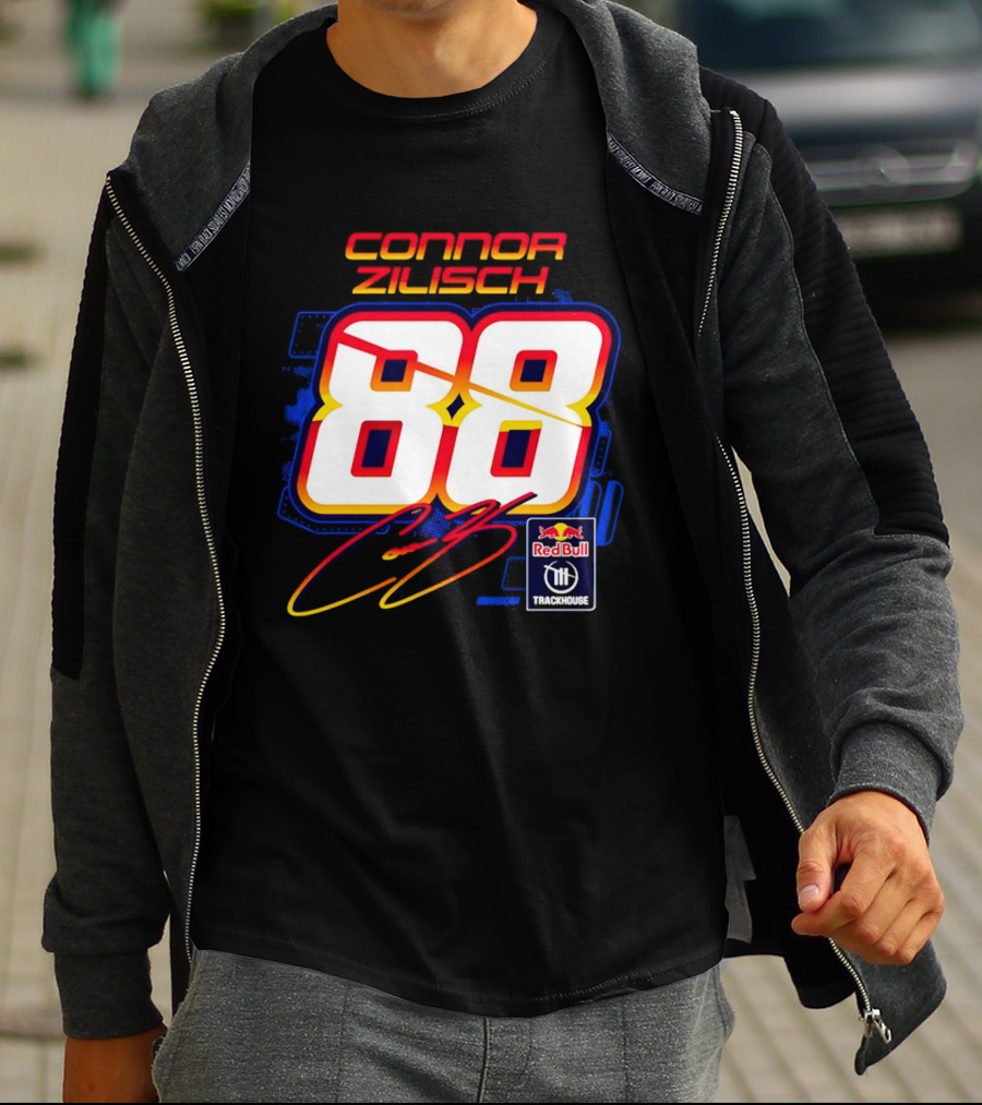 Connor Zilisch 88 Red Bull Trackhouse Racing T-Shirt