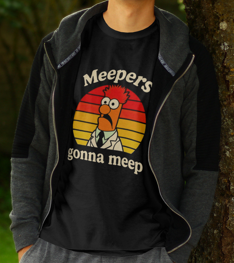 Meepers Gonna Meep Retro Vintage Style With Cartoon T-Shirt