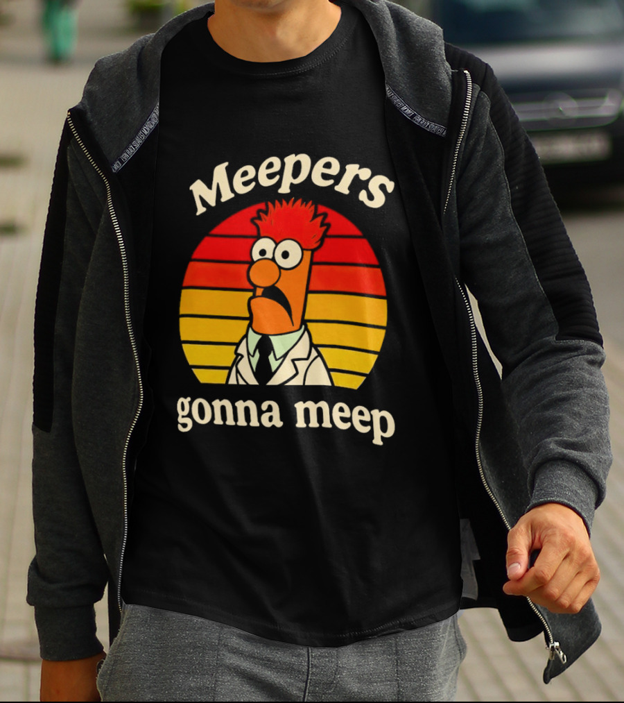 Meepers Gonna Meep Retro Vintage Style With Cartoon T-Shirt