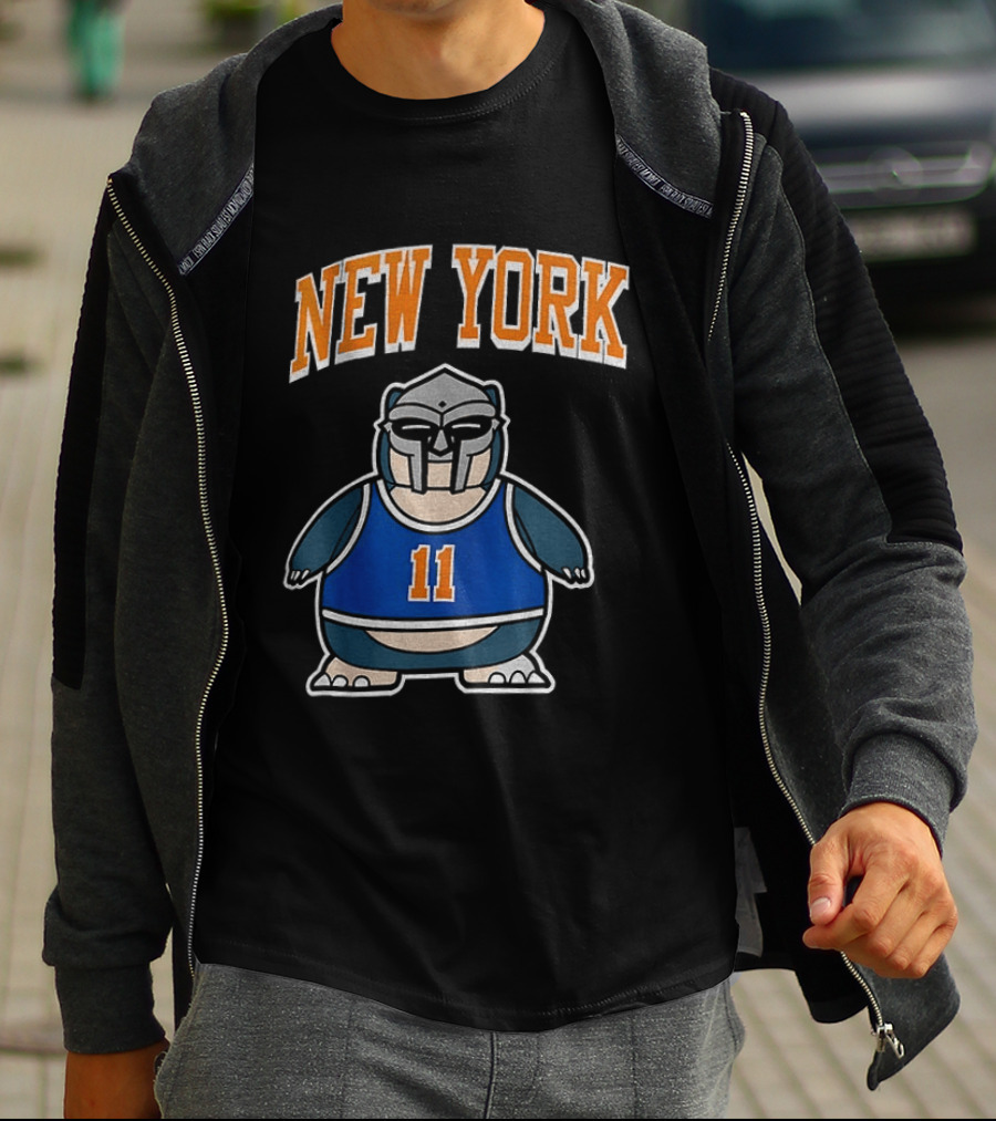 New York Knicks MF Doom Jalen Brunson #11 NBA Basketball 2026 T-Shirt