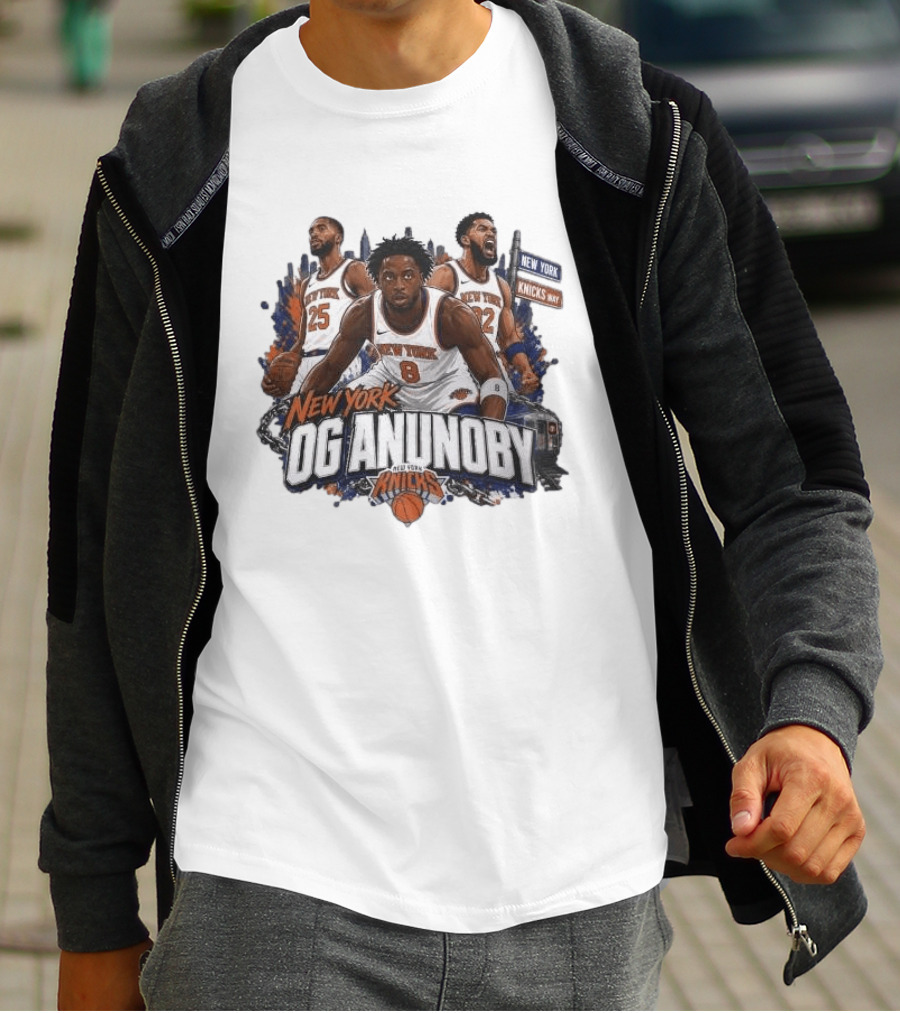 New York Knicks OG Anunoby Game Day Sports 2026 T-Shirt