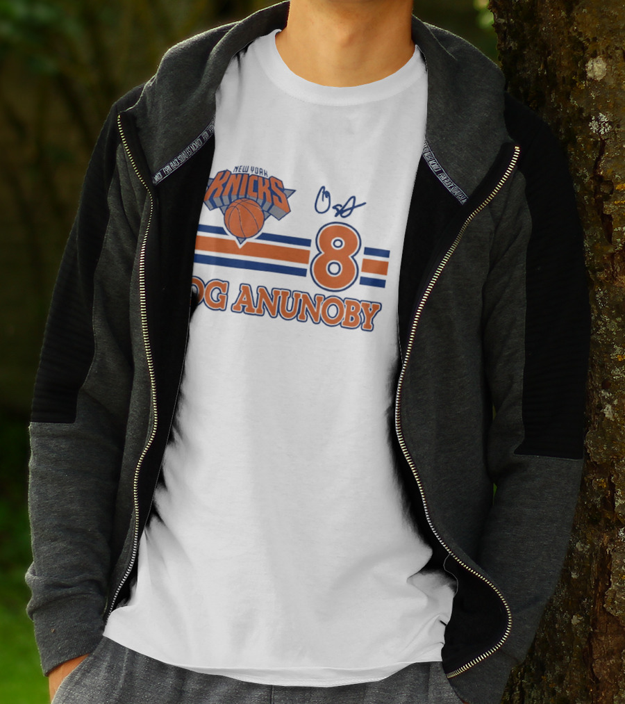 Knicks Basketball OG Anunoby 8 Signature T-Shirt