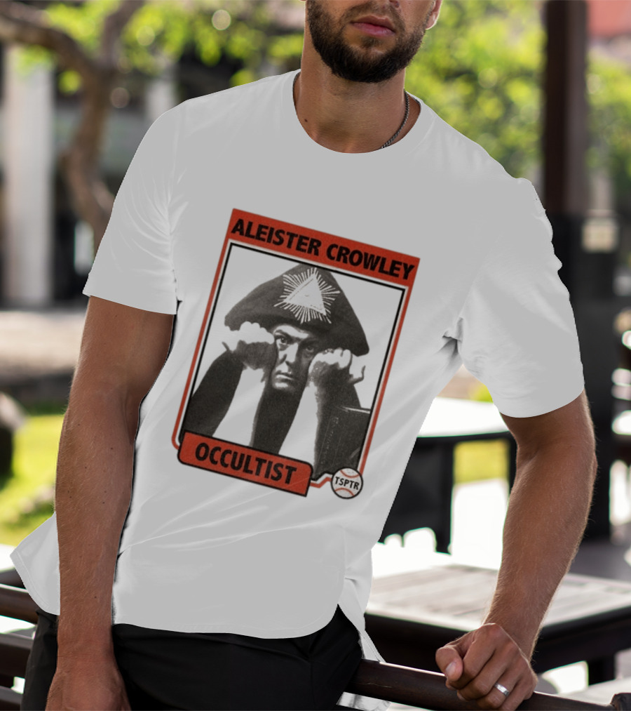 Aleister Crowley Occultist TSPTR Baseball Raglan T-Shirt