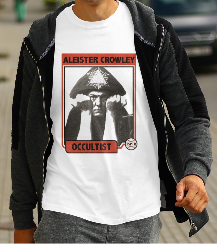 Aleister Crowley Occultist TSPTR Baseball Raglan T-Shirt