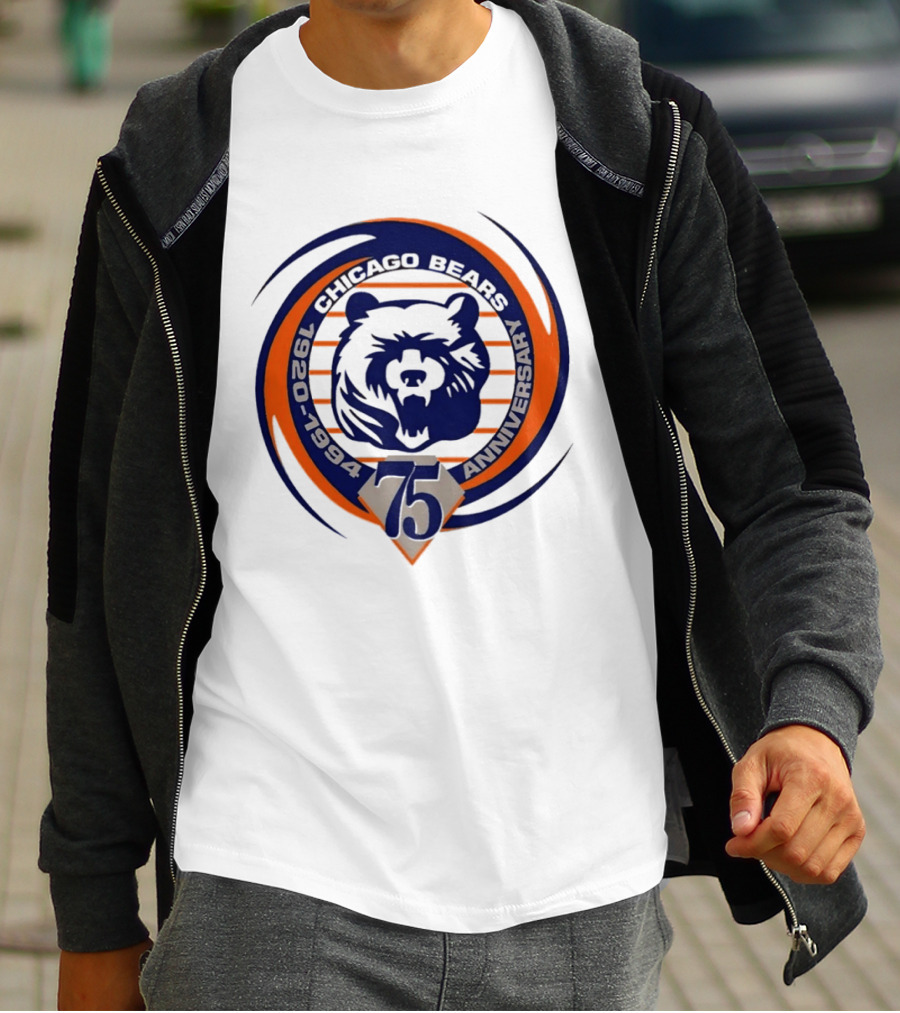 Chicago Bears 75th Anniversary 1920 1994 T-Shirt