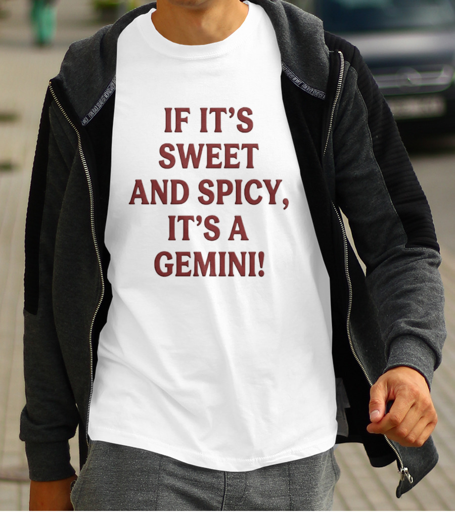 Sweet And Spicy It's A Gemini Horoscope Zodiac T-Shirt
