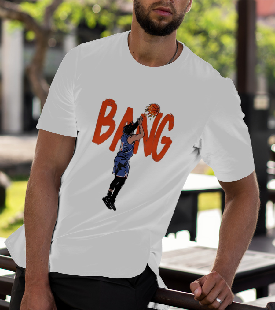 BANG Jalen Brunson New York Knicks NBA Basketball T-Shirt