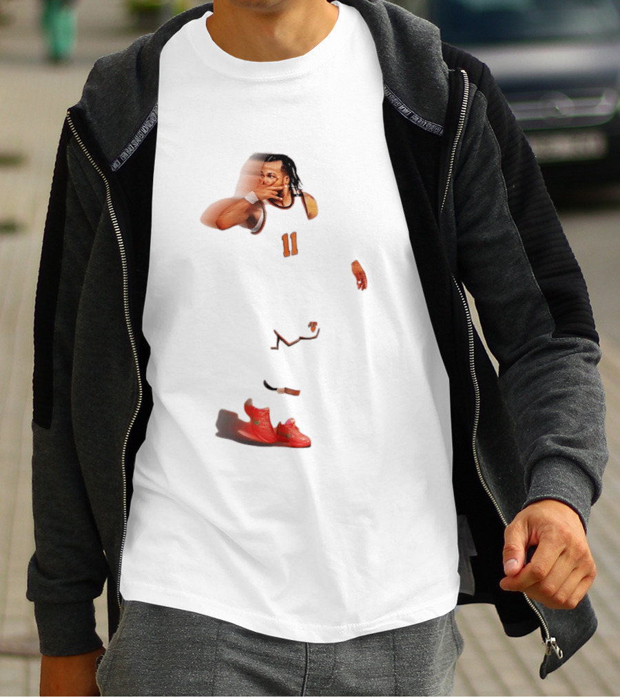 Jalen Brunson New York Knicks NBA Player Unique Distorted T-Shirt