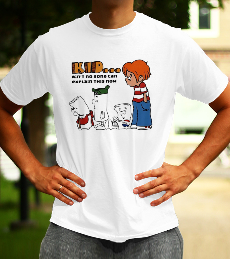 Kid Ain't No Song Can Explain This Now Retro Cartoon T-Shirt