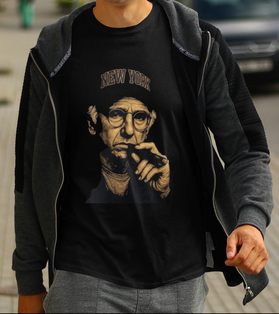 Larry David New York Knicks Cigar T-Shirt