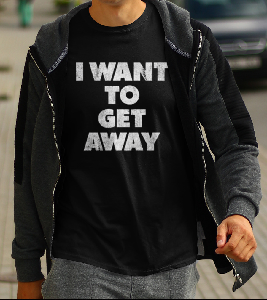 Lenny Kravitz I Want To Get Away I Want To Fly Away Lyric Bold White T-Shirt