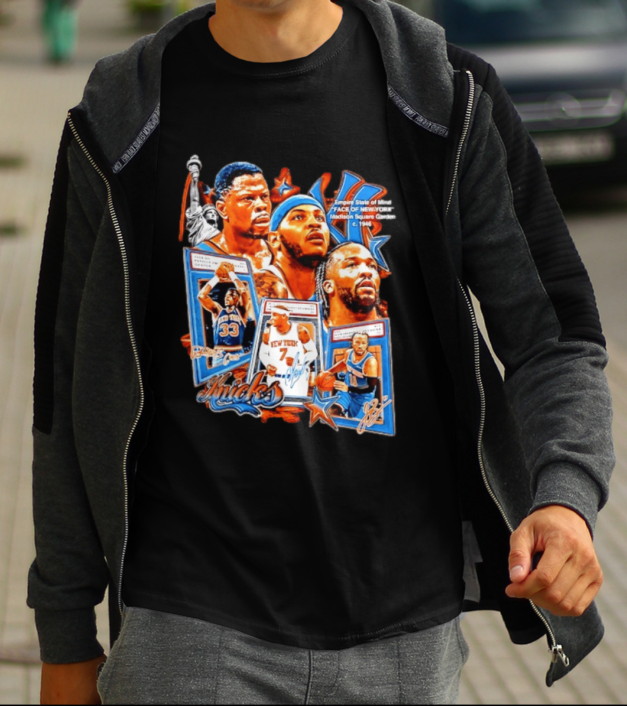 Empire State Of Mind New York Knicks Legends Madison Square Garden C. 1946 T-Shirt