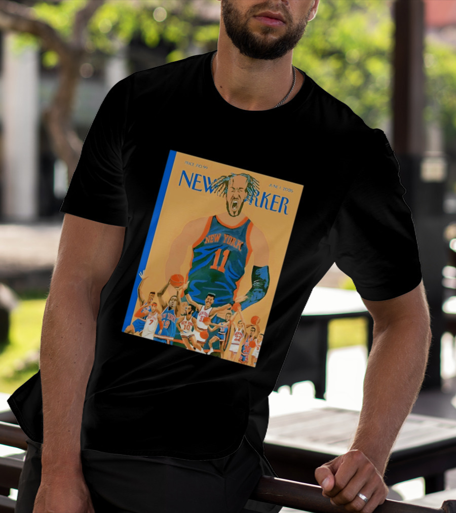 New York Knicks The New Yorker June 2026 Cover T-Shirt