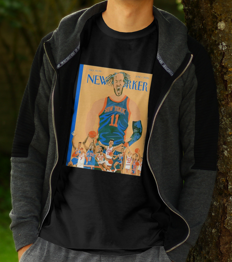 New York Knicks The New Yorker June 2026 Cover T-Shirt