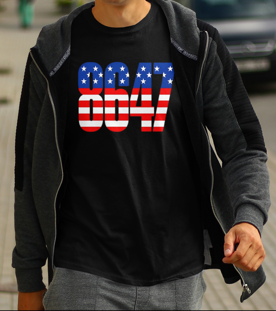 Patriotic American Flag 8647 Independence Day Stars And Stripes T-Shirt