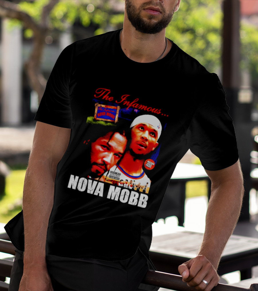 Josh Hart Jalen Brunson The Infamous Nova Mobb New York Knicks NBA 2026 T-Shirt