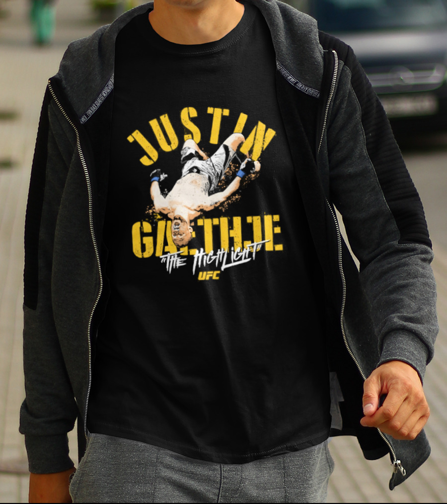 Justin Gaethje The Highlight Fighter Action Pose T-Shirt