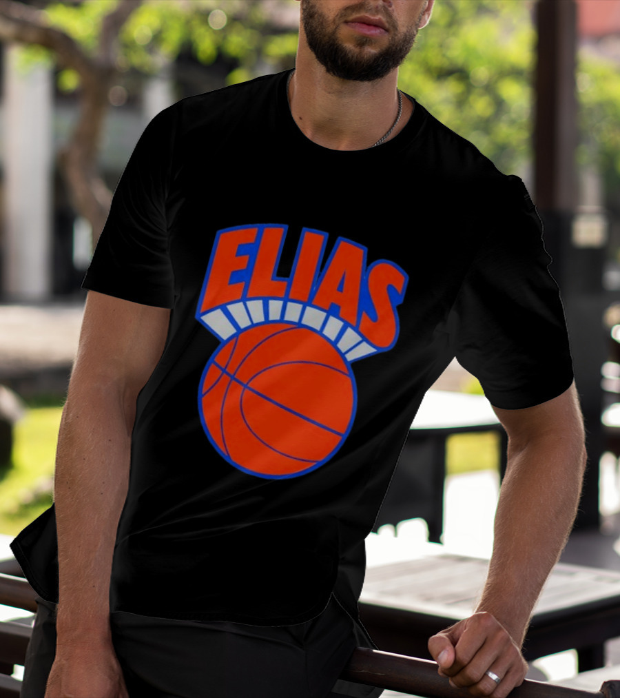 Elias Knickerbocker New York Knicks Basketball T-Shirt