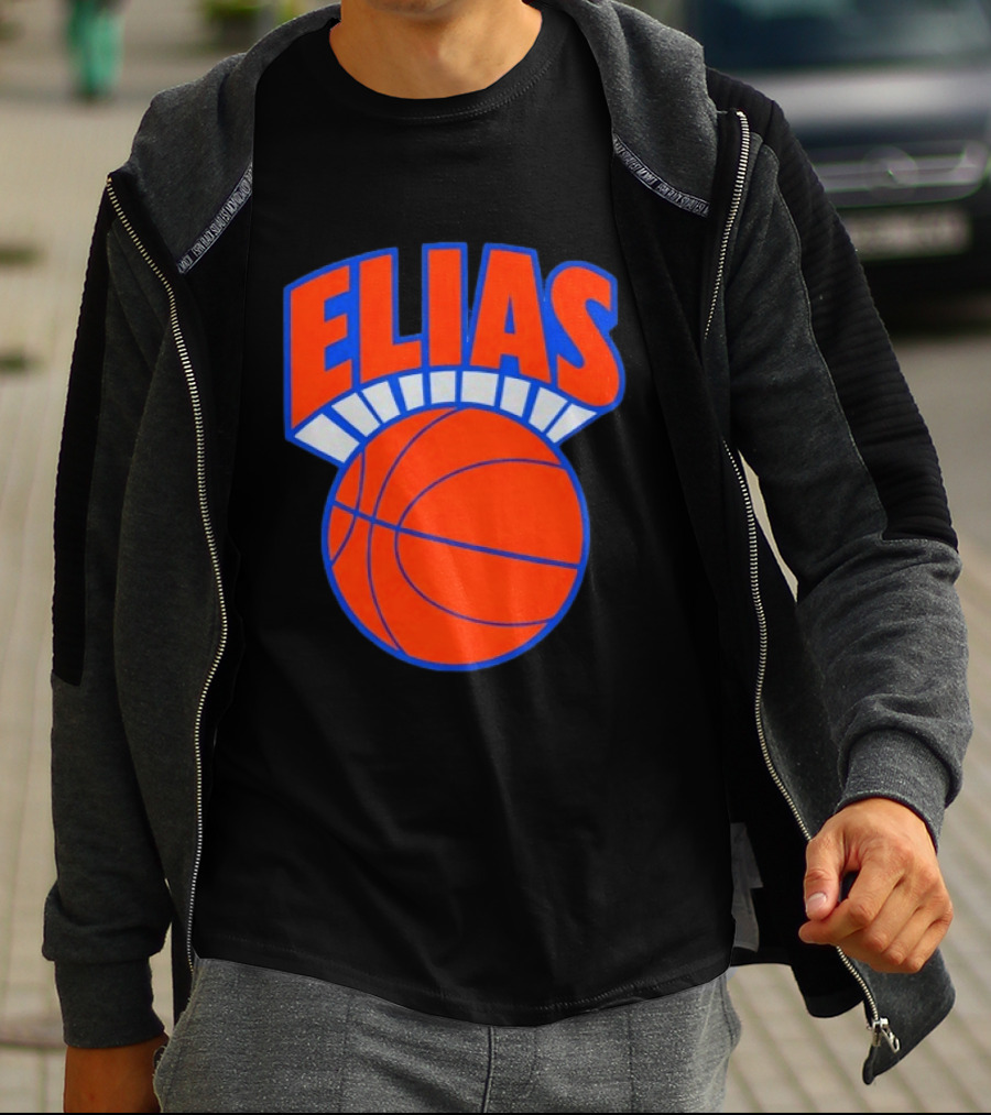 Elias Knickerbocker New York Knicks Basketball T-Shirt