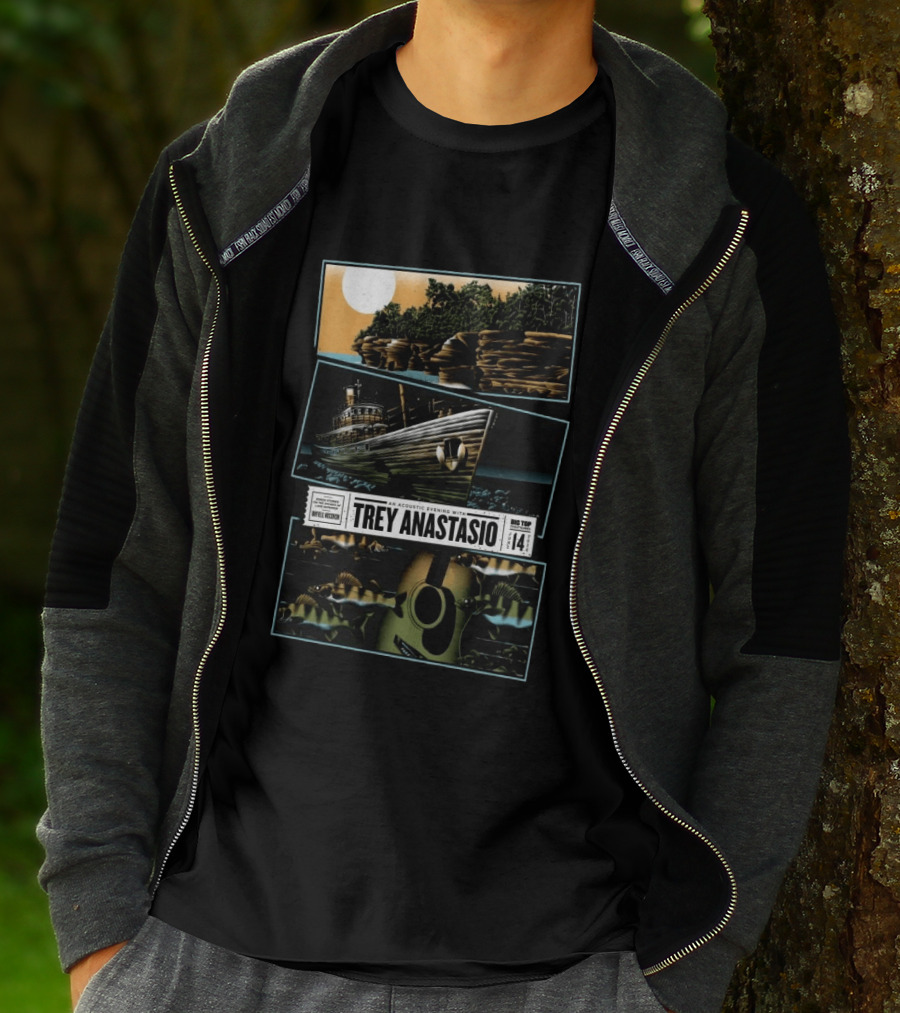 Trey Anastasio Acoustic Evening Lake Superior Big Top Chautauqua Bayfield Wisconsin June 14 2026 T-Shirt