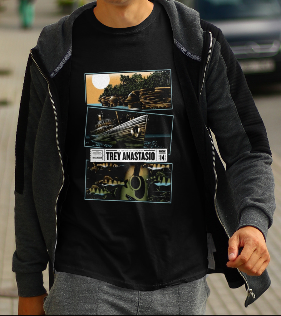 Trey Anastasio Acoustic Evening Lake Superior Big Top Chautauqua Bayfield Wisconsin June 14 2026 T-Shirt