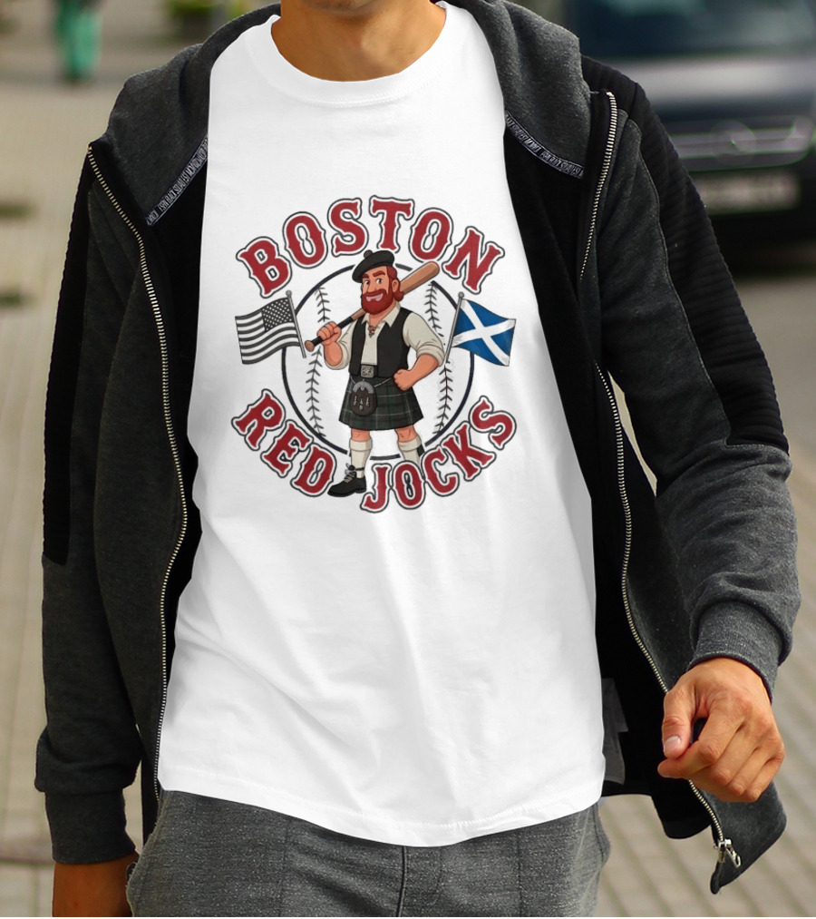 Boston Red Sox Scottish Heritage Baseball T-Shirt