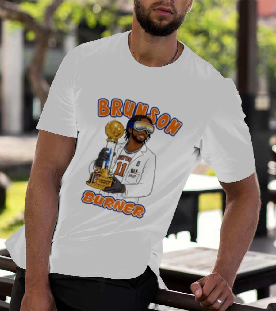 Brunson Burner Jalen Brunson New York Knicks Championship Formula T-Shirt