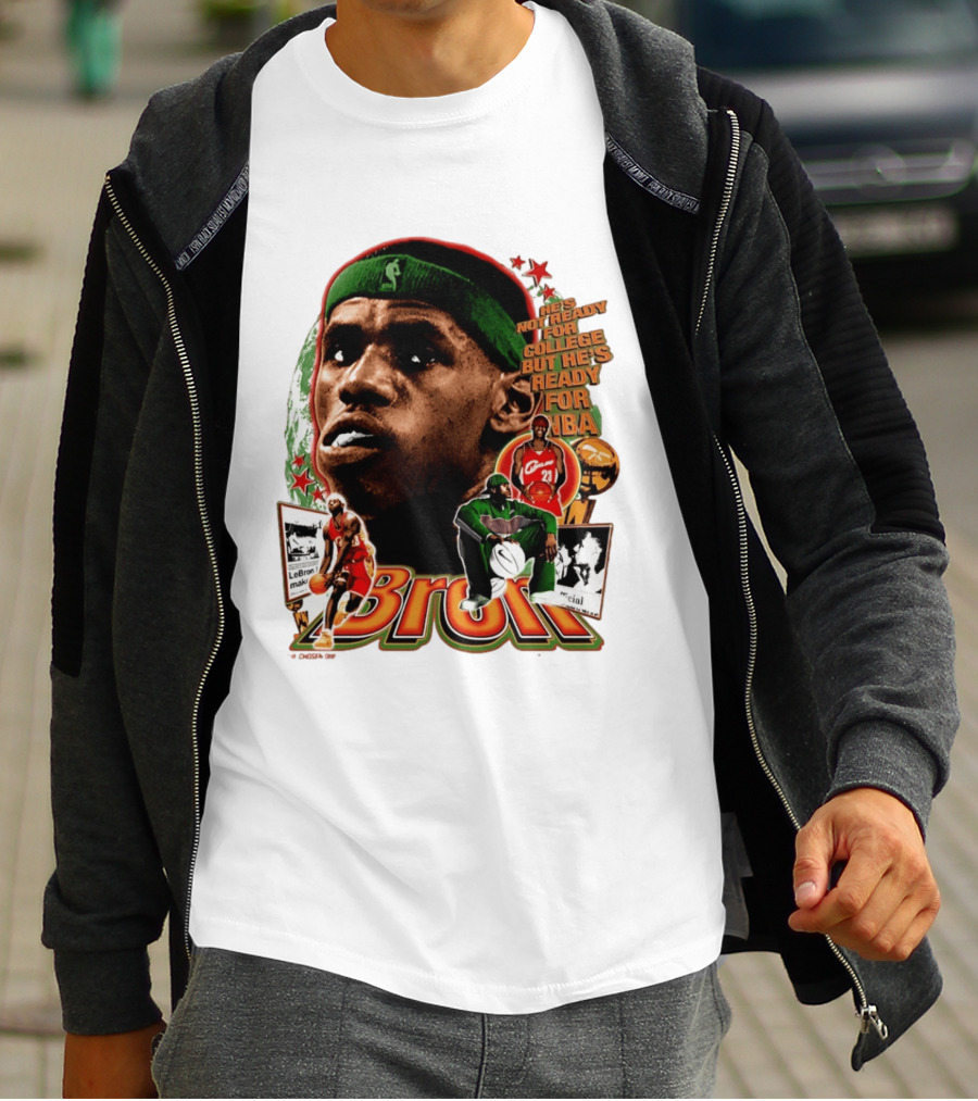 LeBron Skipped College Ready For NBA Cavaliers Basketball T-Shirt