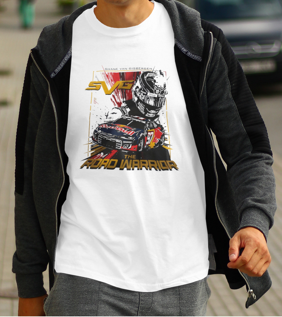 Shane Van Gisbergen SVG The Road Warrior Nascar Trackhouse Racing T-Shirt