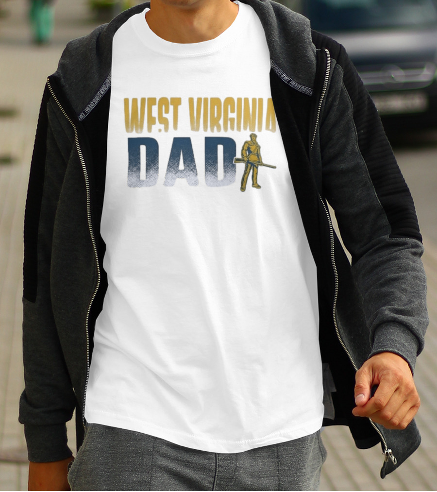West Virginia Dad Mountaineer Spirit T-Shirt