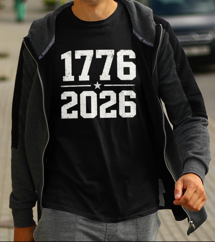 1776 2026 250 Years Anniversary Fourth Of July Celebration T-Shirt