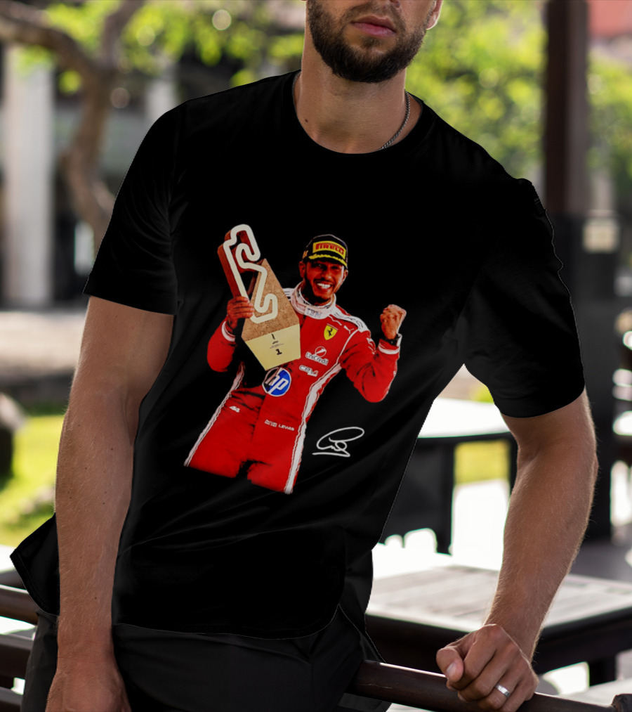 Lewis Hamilton Ferrari Racing Champion Pirelli Winner Remember Who You Are T-Shirt