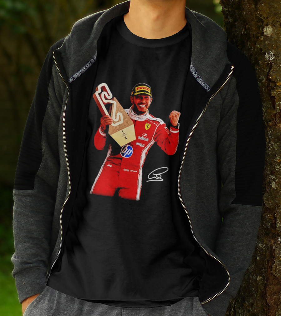 Lewis Hamilton Ferrari Racing Champion Pirelli Winner Remember Who You Are T-Shirt